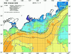 関東・東海海況速報/広域(2015/01/07)