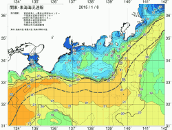 関東・東海海況速報/広域(2015/01/08)