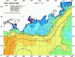 関東・東海海況速報/広域(2015/01/09)