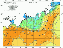 関東・東海海況速報/広域(2015/01/10)