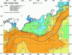 関東・東海海況速報/広域(2015/01/11)