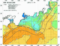 関東・東海海況速報/広域(2015/01/19)