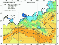 関東・東海海況速報/広域(2015/01/29)