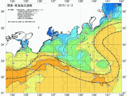関東・東海海況速報/広域(2015/02/02)