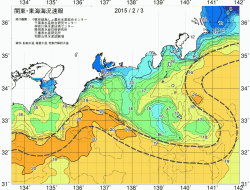 関東・東海海況速報/広域(2015/02/03)