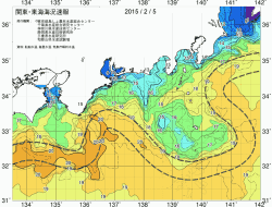 関東・東海海況速報/広域(2015/02/05)