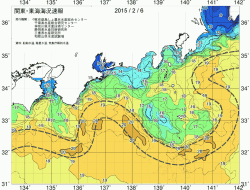 関東・東海海況速報/広域(2015/02/06)
