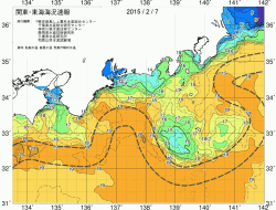 関東・東海海況速報/広域(2015/02/07)