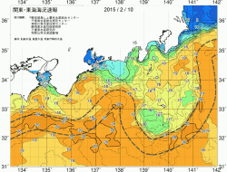 関東・東海海況速報/広域(2015/02/10)