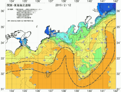 関東・東海海況速報/広域(2015/02/12)