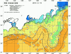 関東・東海海況速報/広域(2015/02/15)