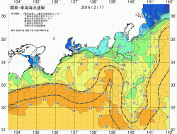 関東・東海海況速報/広域(2015/02/17)