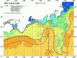 関東・東海海況速報/広域(2015/02/18)