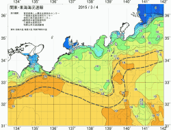関東・東海海況速報/広域(2015/03/04)