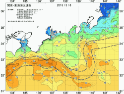 関東・東海海況速報/広域(2015/03/08)