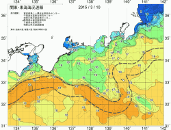 関東・東海海況速報/広域(2015/03/10)
