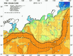 関東・東海海況速報/広域(2015/04/01)