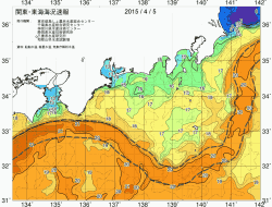 関東・東海海況速報/広域(2015/04/05)