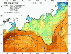 関東・東海海況速報/広域(2015/04/10)