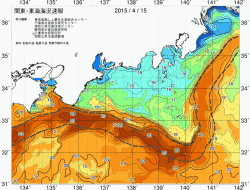 関東・東海海況速報/広域(2015/04/15)