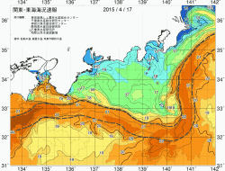 関東・東海海況速報/広域(2015/04/17)