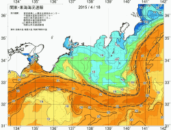 関東・東海海況速報/広域(2015/04/18)
