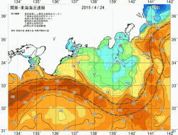関東・東海海況速報/広域(2015/04/24)