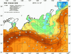 関東・東海海況速報/広域(2015/04/27)
