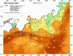 関東・東海海況速報/広域(2015/05/08)