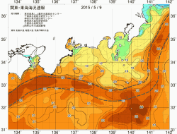 関東・東海海況速報/広域(2015/05/09)