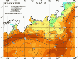 関東・東海海況速報/広域(2015/05/10)