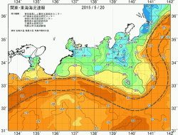 関東・東海海況速報/広域(2015/05/20)