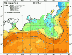 関東・東海海況速報/広域(2015/05/21)