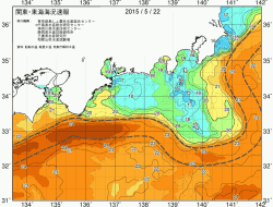 関東・東海海況速報/広域(2015/05/22)