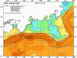 関東・東海海況速報/広域(2015/05/25)