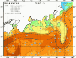 関東・東海海況速報/広域(2015/05/29)