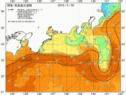 関東・東海海況速報/広域(2015/05/30)