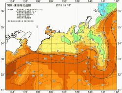 関東・東海海況速報/広域(2015/05/31)