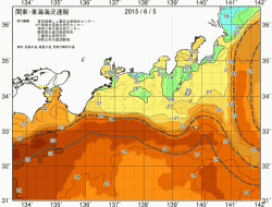 関東・東海海況速報/広域(2015/06/05)