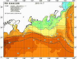 関東・東海海況速報/広域(2015/06/07)