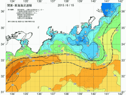 関東・東海海況速報/広域(2015/06/15)