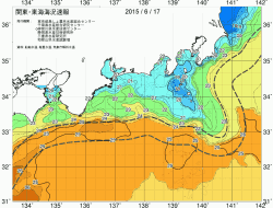 関東・東海海況速報/広域(2015/06/17)