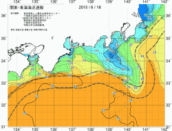 関東・東海海況速報/広域(2015/06/18)