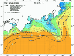 関東・東海海況速報/広域(2015/06/19)
