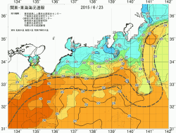 関東・東海海況速報/広域(2015/06/23)
