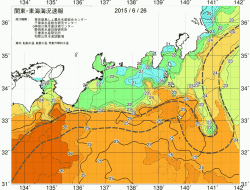 関東・東海海況速報/広域(2015/06/26)