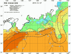 関東・東海海況速報/広域(2015/06/27)