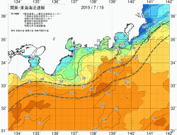 関東・東海海況速報/広域(2015/07/15)