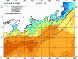 関東・東海海況速報/広域(2015/07/16)