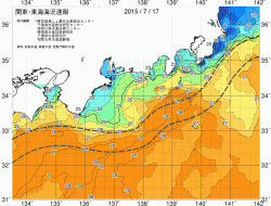 関東・東海海況速報/広域(2015/07/17)